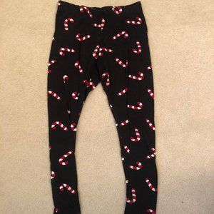 Candy cane leggings